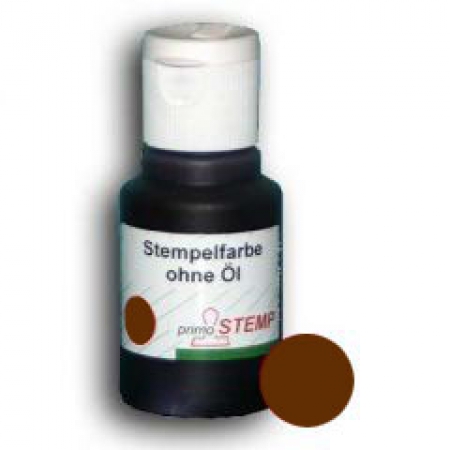 Stamp ink without oil