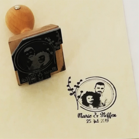 photo stamp square