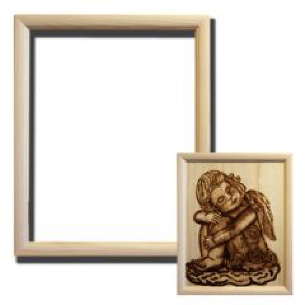 Frame for branding pictures white, 300 x 380 mm